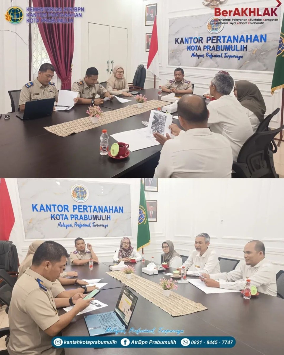Bangun Kolaborasi, Kantah Prabumulih dan KPP Pratama Perkuat Kerja Sama