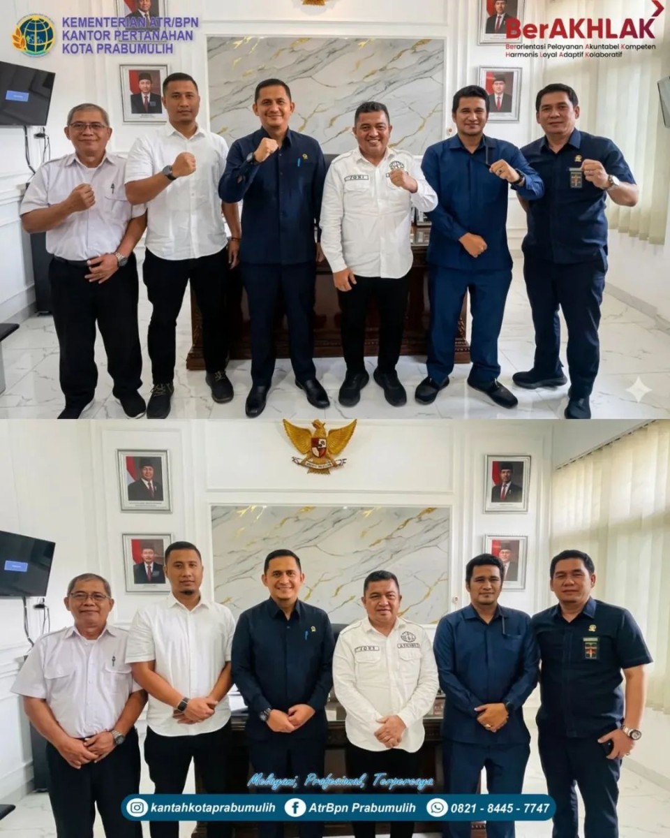 Kantor Pertanahan Prabumulih Sambut Ketua PN, Sinergi Penanganan Sengketa Diperkuat