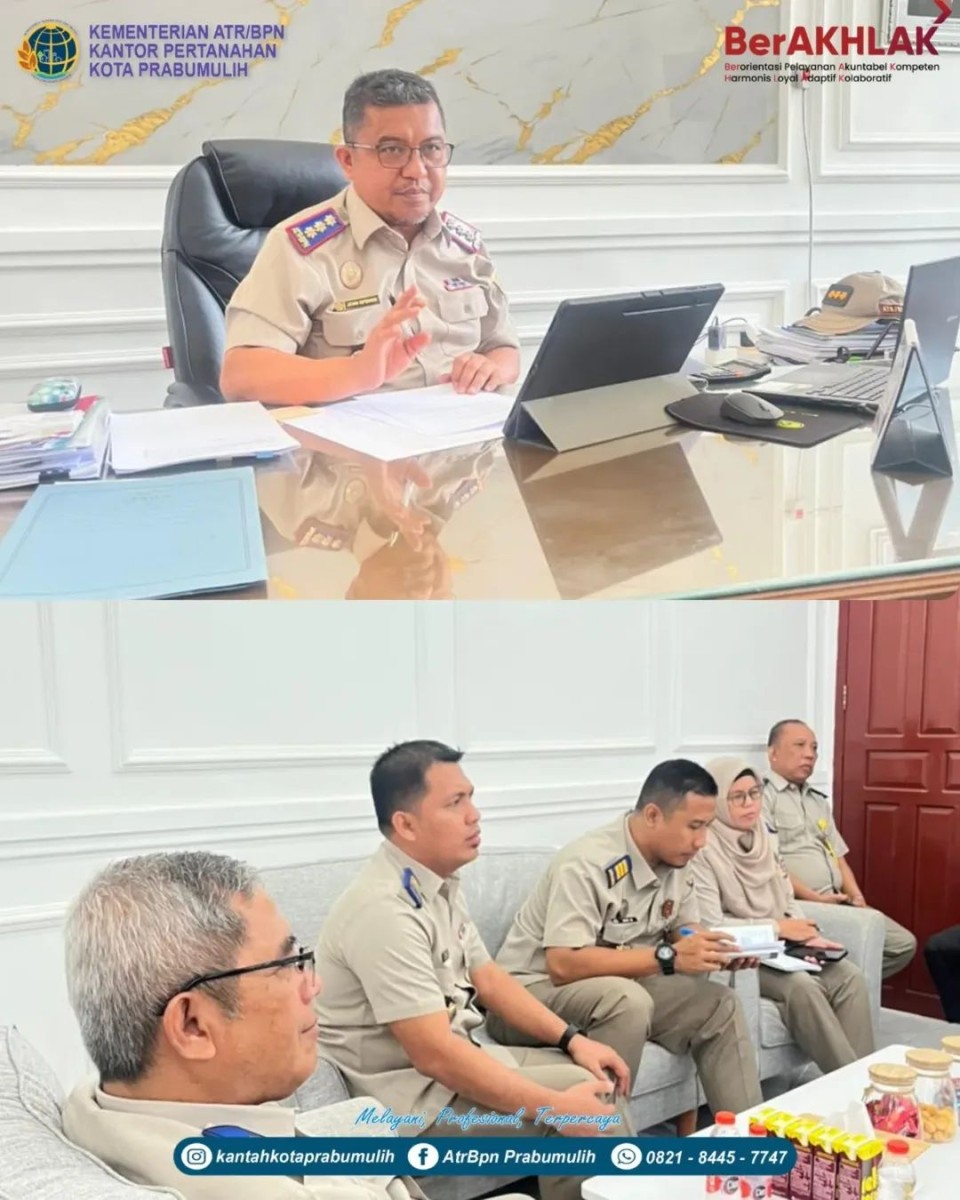Kantah Prabumulih Matangkan Program PTSL 2026 Lewat Rapat Koordinasi