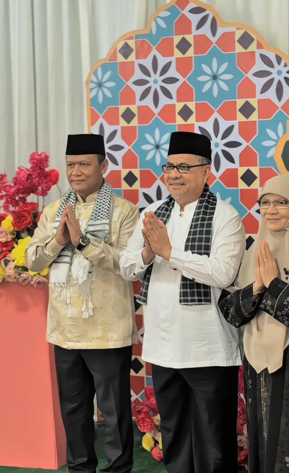 Forkopimda Sumbar Silaturahmi ke Rumah Dinas Ketua DPRD Usai Salat Idul Fitri