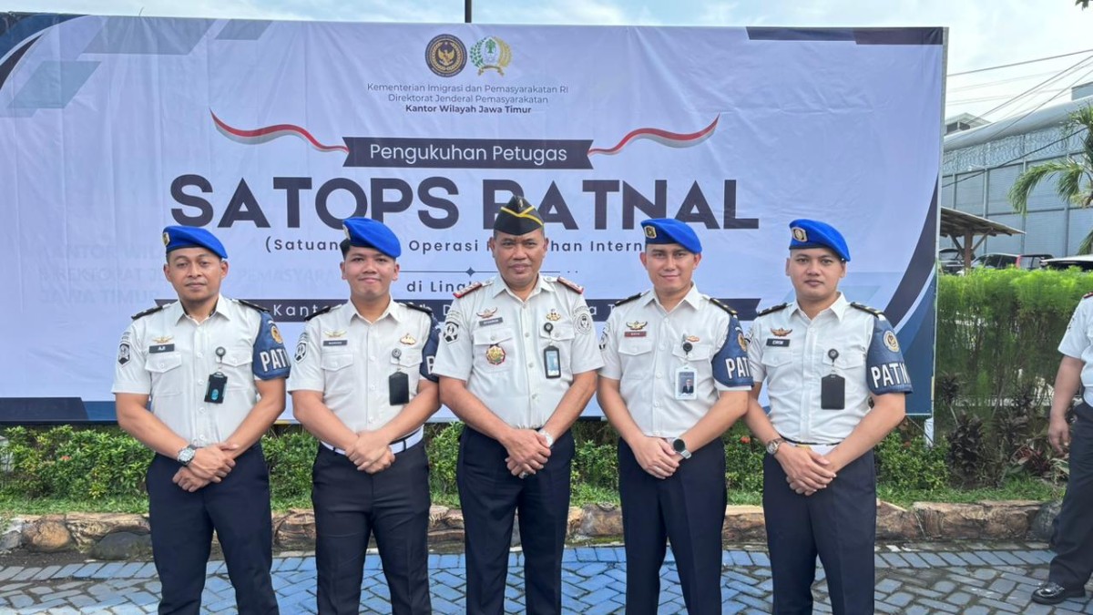 Satops Patnal Jadi Garda Depan, Lapas Pamekasan Tegaskan Komitmen Bersih