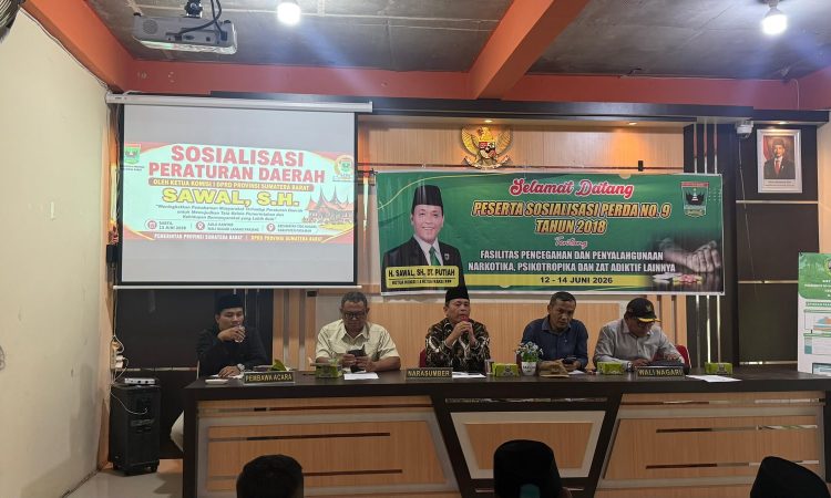 Anggota DPRD Sumbar Dorong Peran Nagari dan Keluarga dalam Pencegahan