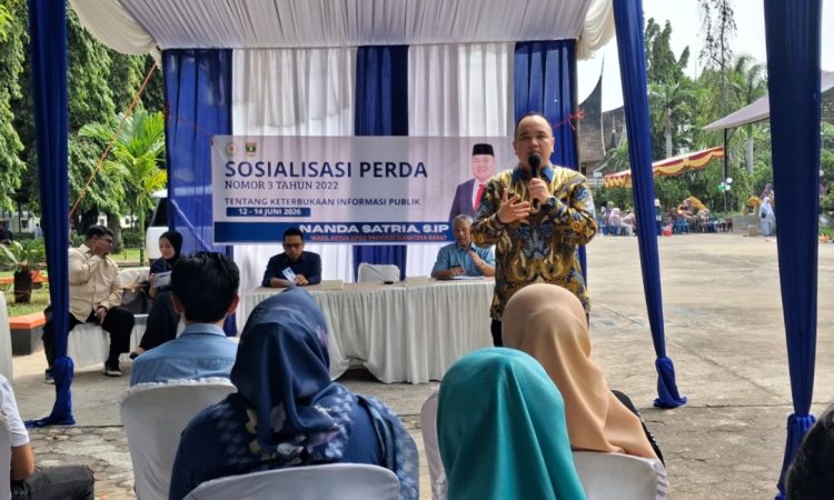 Wakil Ketua DPRD Sosper Keterbukaan Informasi Publik, Dorong Good Governance