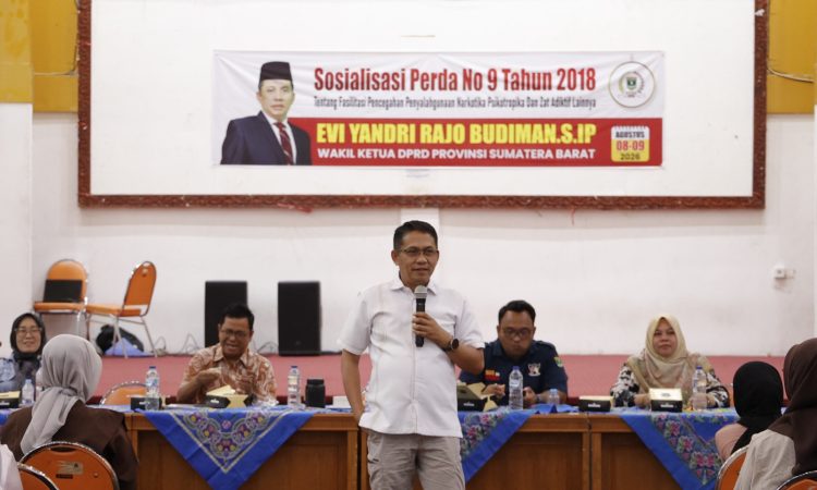 Bukan Sampah Masyarakat, Evi Yandri Dorong Pecandu Narkoba Dapatkan Rehabilitasi