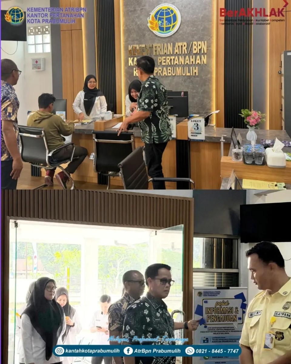 Kinerja Kantah Prabumulih Dievaluasi, Kanwil BPN Sumsel Soroti Kualitas Data dan Pelayanan