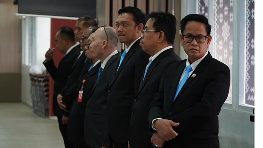 Perkuat Kinerja ATR/BPN, Jajaran Kanwil BPN Sumsel Ikuti Pelantikan Pejabat